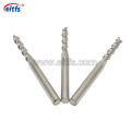 Carbide 2 Spiral Flute Square End Mill for Aluminum Alloy Cutting